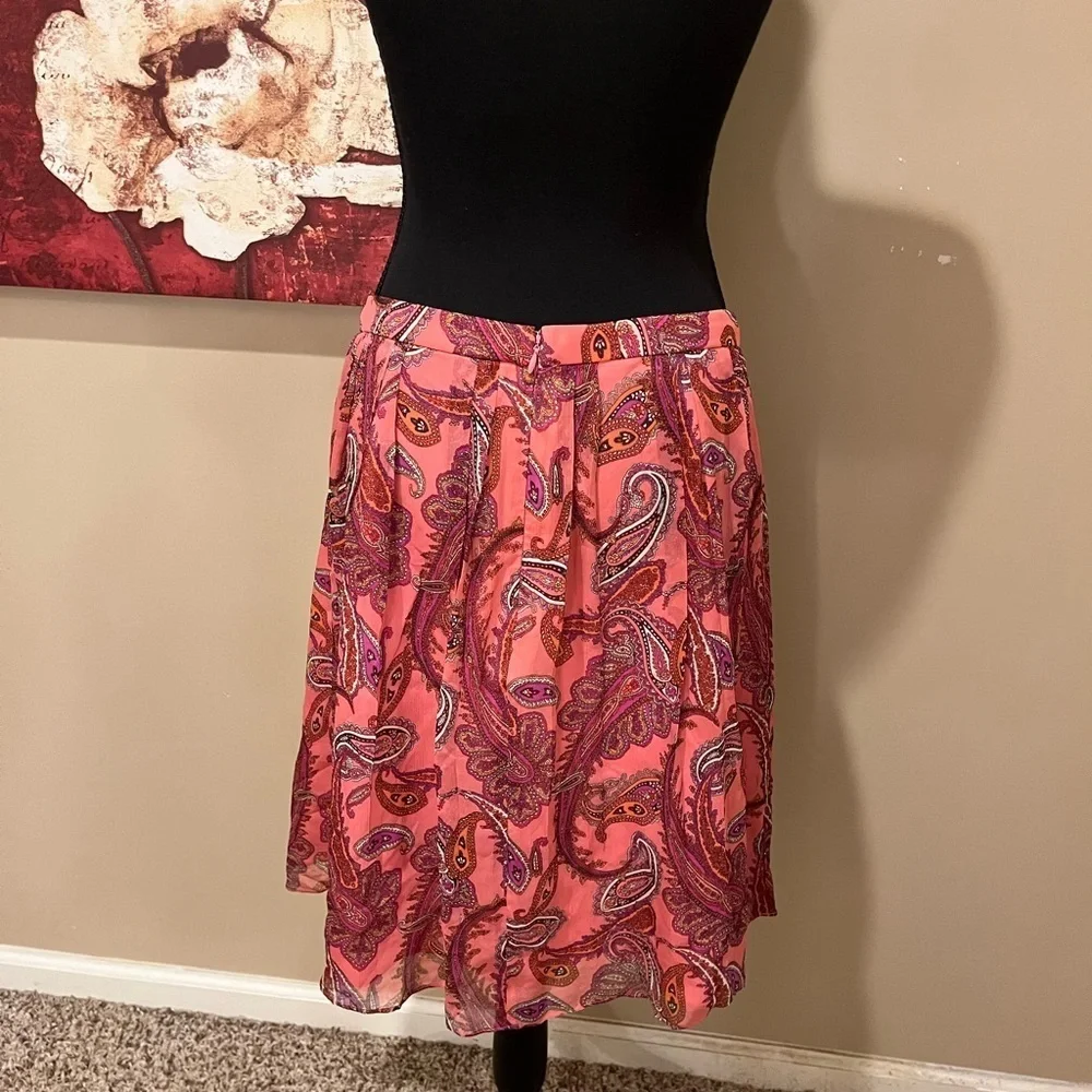 J. Crew 100% Silk Skirt, size 10